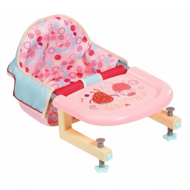 Baby Annabell Jedilni stol s pritrditvijo na mizo