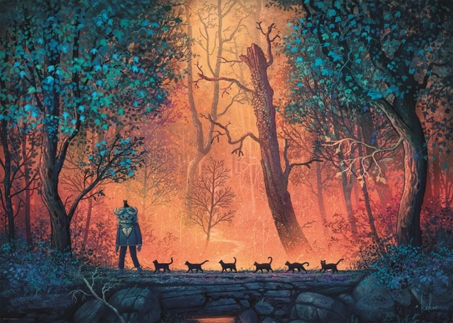 Sestavljanka HEYE Inner Mystic: pohod skozi gozd 1000 koščkov