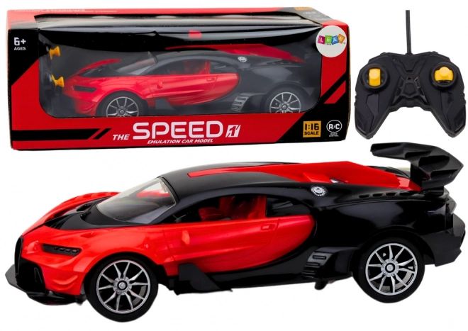 Daljinsko vodeni športni avto rdeč 1:16 RC avto