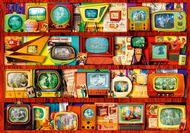 Sestavljanka Zlata doba televizije 1000 koščkov