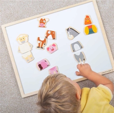 Bigjigs Toys magnetki – živali s kmetije