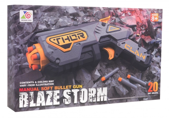 Otroška ročna pištola Blaze Storm Siva