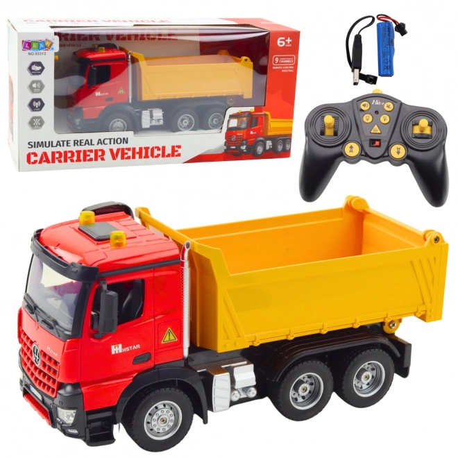 Zrcalni model prekucnika RC v rumeno-rdeči izvedbi