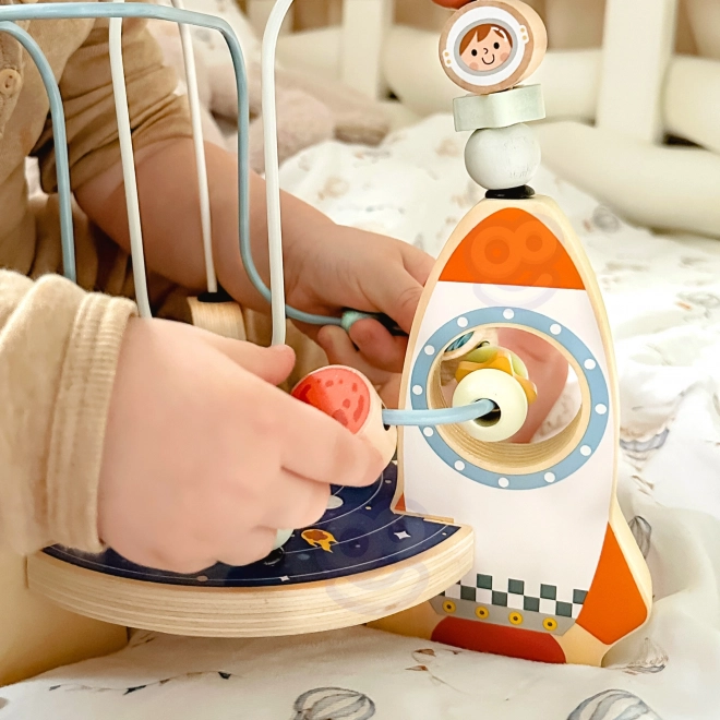Lesena raketna zanka od Tooky Toy
