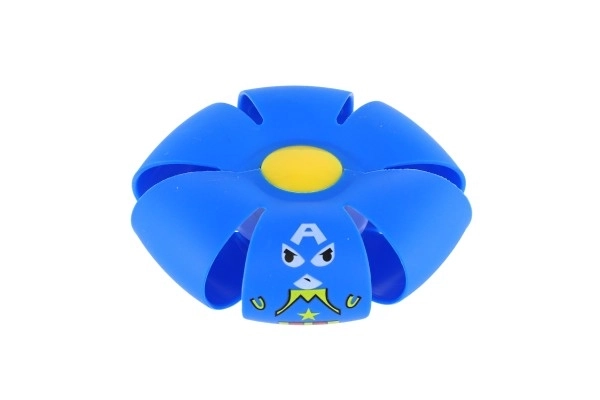 Ploska žoga - Vrzi disk, ulovi žogo! plast 8cm 4 barve 12kos v škatli
