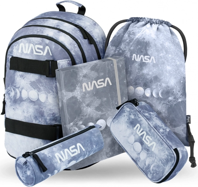 Šolski komplet BAAGL Skate NASA siv