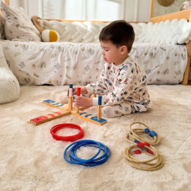 Lesena igra Ring Cross od Tooky Toy