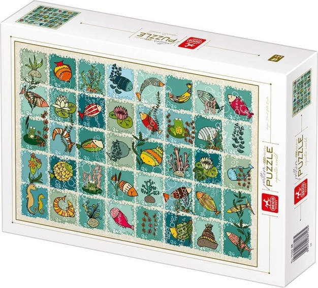 DEICO Puzzle Vodni živali 1000 kosov