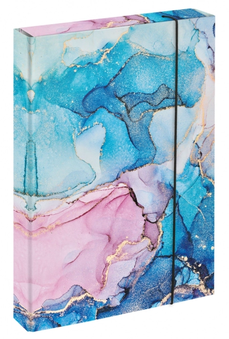 Mape za šolske zvezke A4 Jumbo Marble Pink