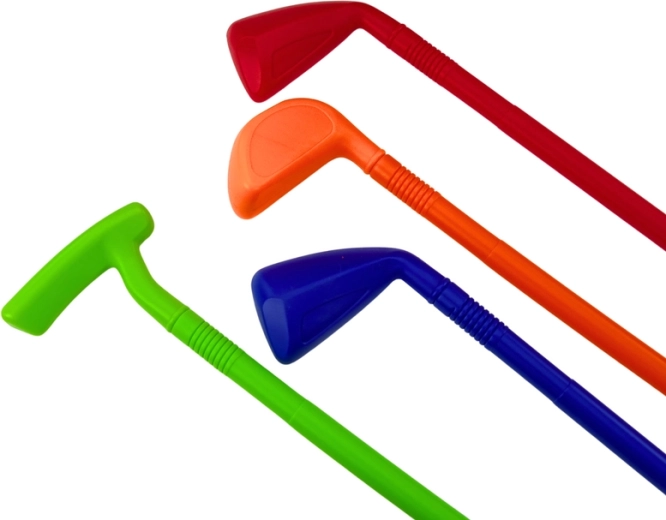 Colorful clubs and balls