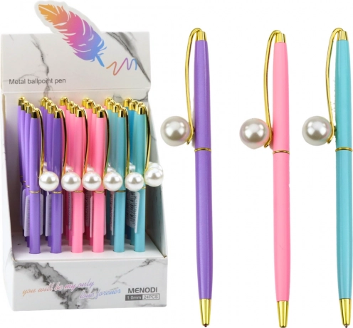 Kovinsko pero s perlo modro črnilo 1,0 mm
