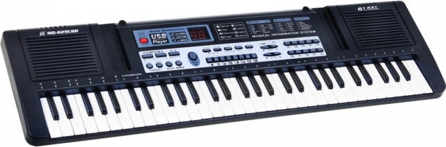 Otroški klavirski instrument z lekcijami, 61 tipk, mikrofon in USB snemanje