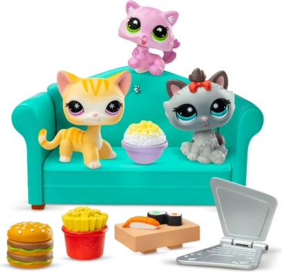 Littlest Pet Shop Set Večerja s 3 Figuricami