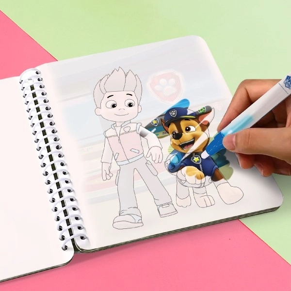 Čarobno barvanje z vodo Tačke na patrulji
