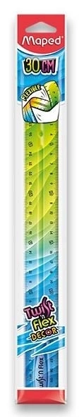 Maped ravnilo Twist'n Flex mavrično 30 cm