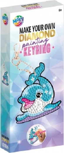 Diamantno slikanje – obesek delfin