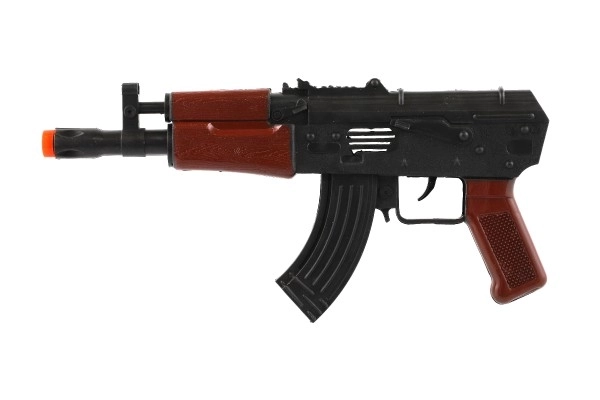 Igrača puščica vojaški ARMY na vztrajnik plastika 29cm na kartonu 14x38x2,5cm