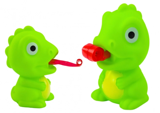 Gumijasti dinozaver s pomičnim jezikom zelen 8 cm