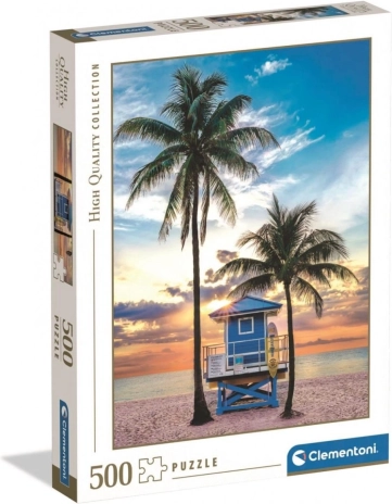 Sestavljanka 500 koščkov CLEMENTONI Miami Beach, Florida