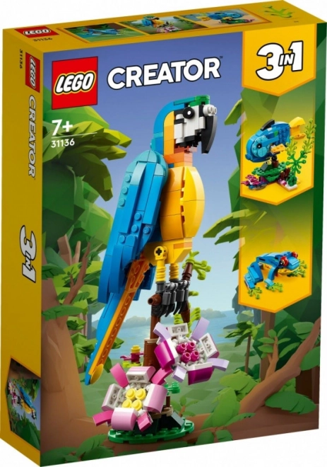 LEGO Ustvarjalec 3v1 31136 Eksotična papiga