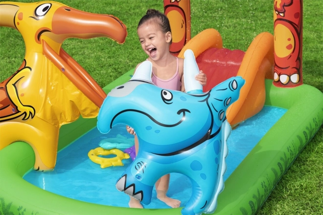 Dinozavrski svet Igralna površina 241x140x137cm BESTWAY