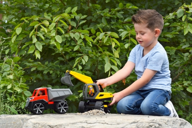 Auto Truxx 2 tovorni prekucnik plast 26cm s figuro 27x15x16cm 24m+