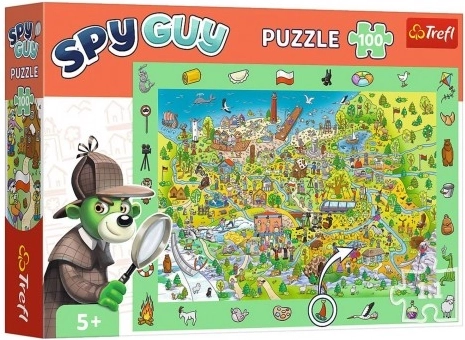 Opazovalne sestavljanke Spy Guy – Poljska, 100 kosov