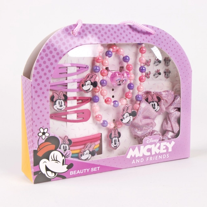 Set nakita in dodatkov za lase v torbici Minnie