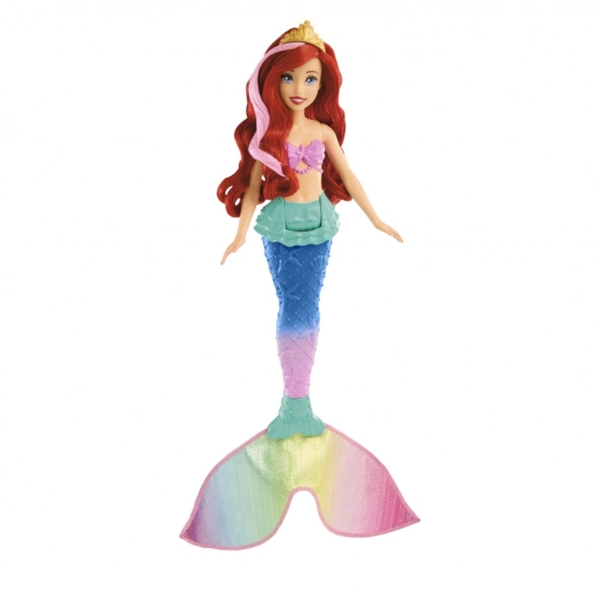 MATTEL Disney Princess punčka Ariel mala morska deklica plava, spreminja barvo