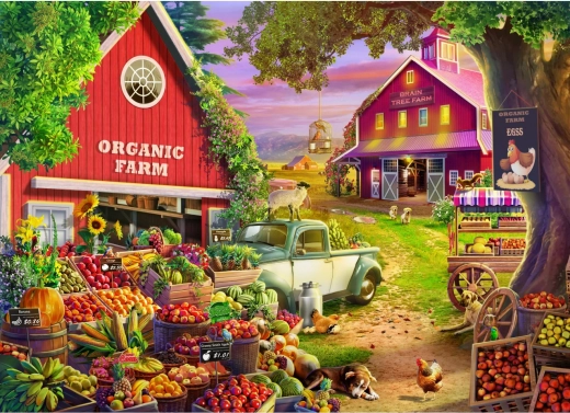 Očarljiv motiv biofarme