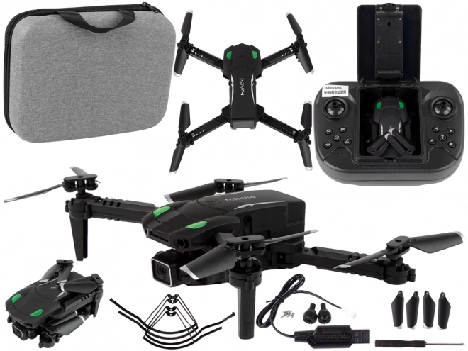 Črni Dron s Kamero Leteči App