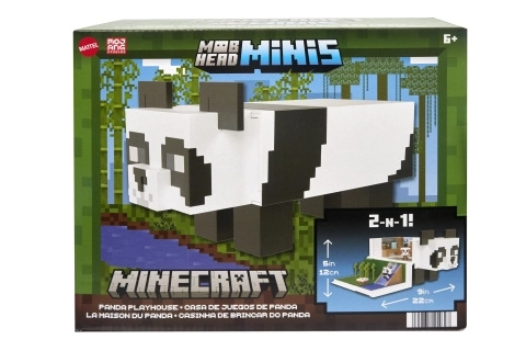 Komplet figuric Minecraft hiška za igranje s pando + 2 figurici