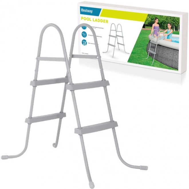 Bestway kovinska lestev za bazen 84 cm