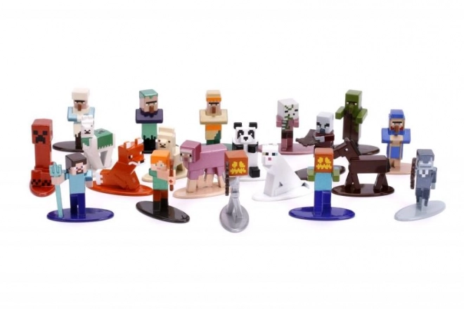 Minecraft Kovinske zbirateljske nanofigurice 20 kos