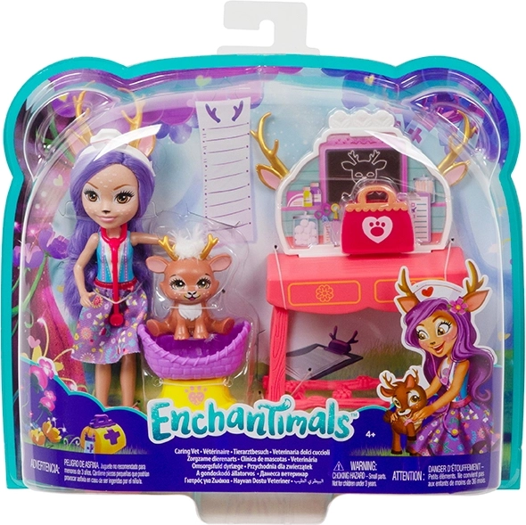 Enchantimals tematski komplet punčka z živalicami in dodatki
