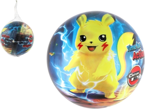 Napihljiva žoga POKÉMON 23 cm v mrežici