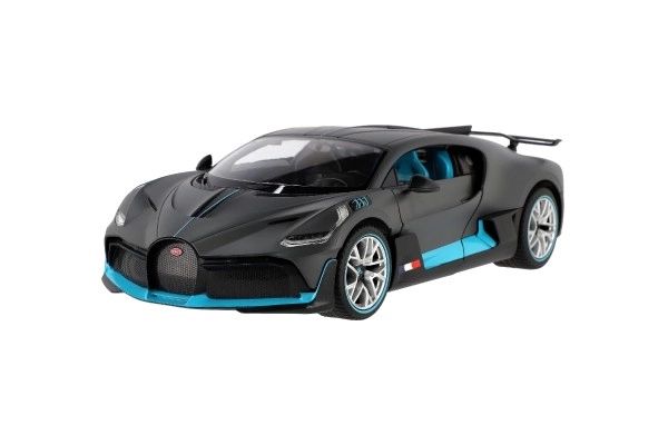 Auto RC Buggatti Divo sivo plast 32cm 2,4GHz na dalj. upravljanje na baterije v škatli 43x18x25cm