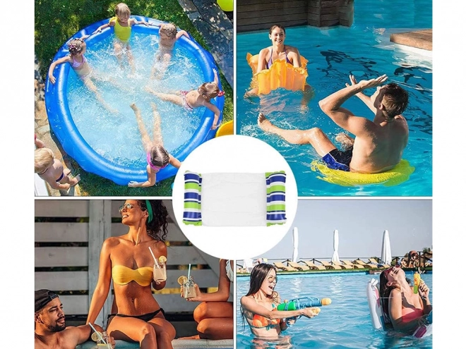 Napihljiva vodna viseča mreža bazen in plaža