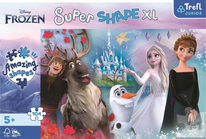 Puzzle XL Super Shape z Ano in Elso - Ledeno Kraljestvo