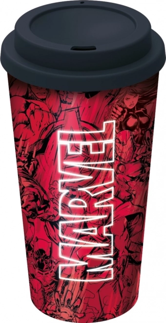 Termo vrček Marvel z vzorci