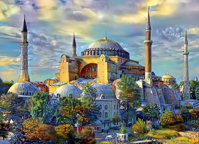Sestavljanka BLUEBIRD Hagia Sophia Istanbul 1000 kosov