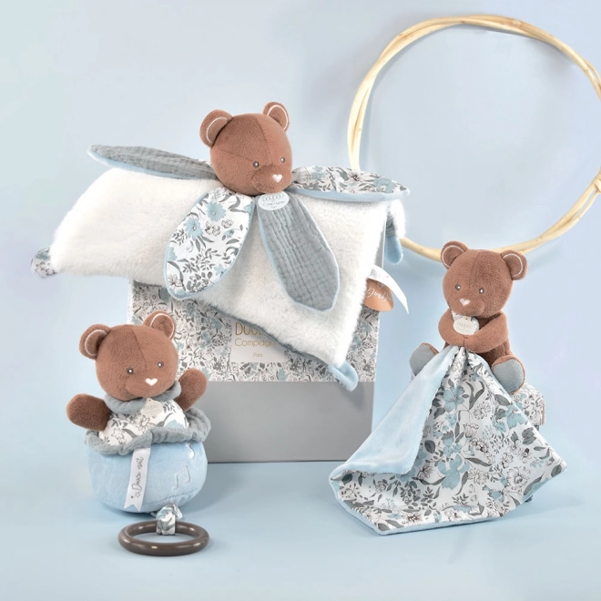 Doudou Darilni set - plišasti medvedek zaspevač