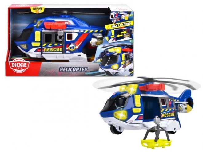 Reševalni helikopter 39 cm, svetloba, zvok