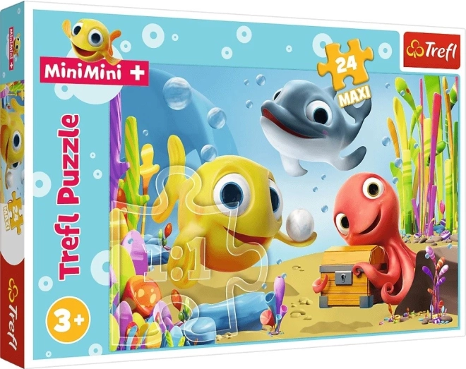 Sestavljanka 24 Maxi Vesela Ribica Mini Mini