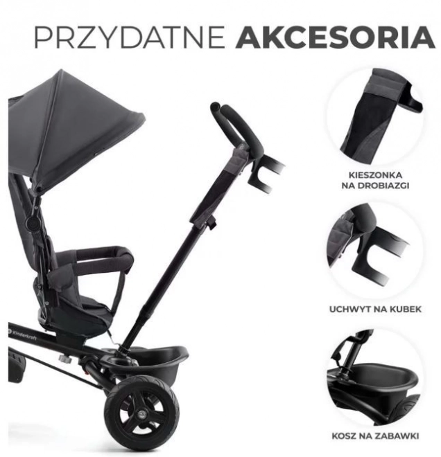 Otroški tricikel Aveo Malachite Grey