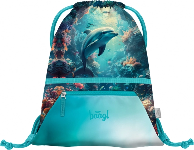 Baagl set šolskih potrebščin Zippy Delfin