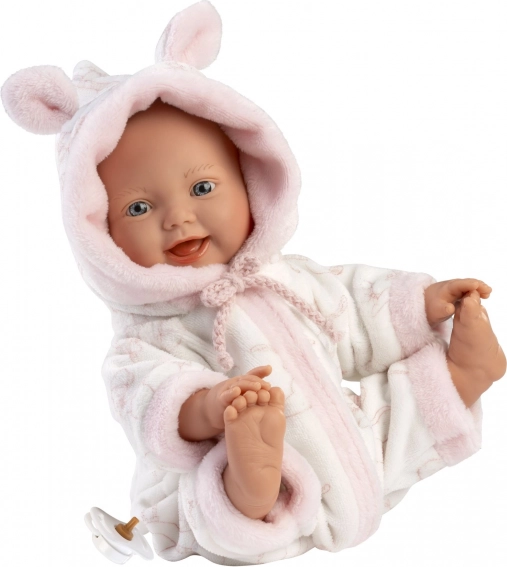 Llorens Little Baby realistična punčka dojenček z mehkim tekstilnim telesom