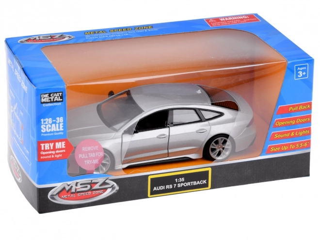 Kovinski model avtomobila Audi RS 7 Sportback za otroke
