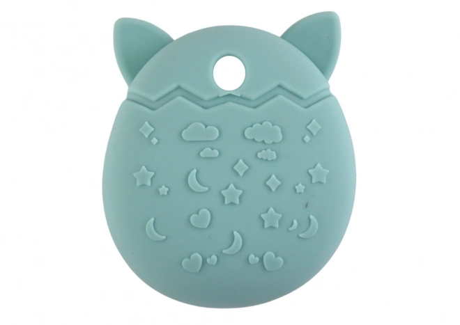 Silikonski etui za Tamagotchi z mačjim dizajnom in turkiznim odtenkom