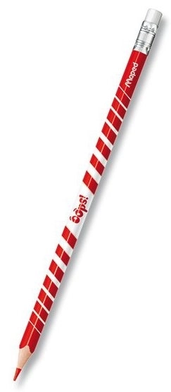 MAPED Barvice trikotne Color'Peps Oops z radirko 24kos